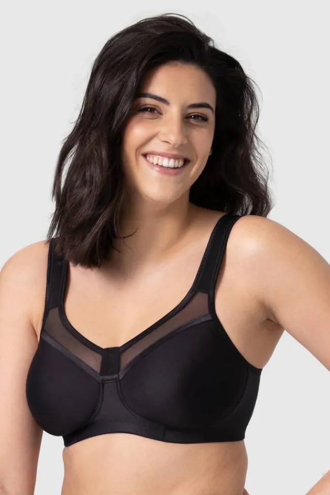 Miss Mary Bra|Non-Wired Bras|Sweet Senses bra Black