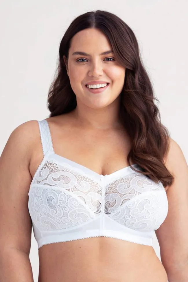 Miss Mary Bra|Non-Wired Bras|Wonder minimizer bra White